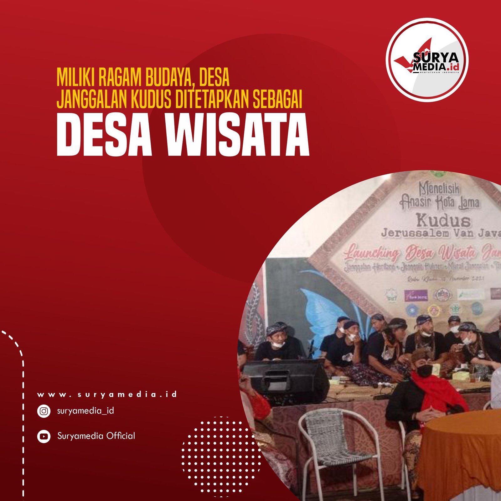 News Grafis : Miliki Ragam Budaya, Desa Janggalan Kudus Ditetapkan