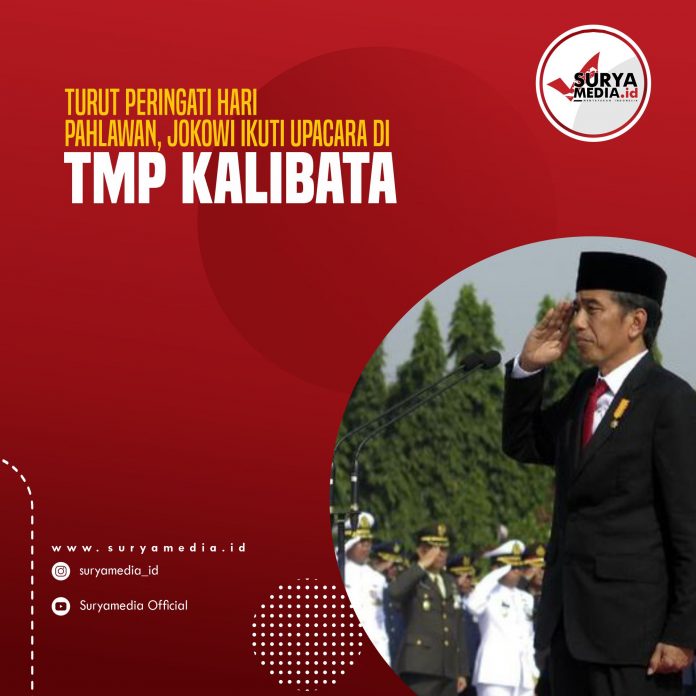 Turut Peringati Hari Pahlawan, Jokowi Ikuti Upacara di TMP Kalibata