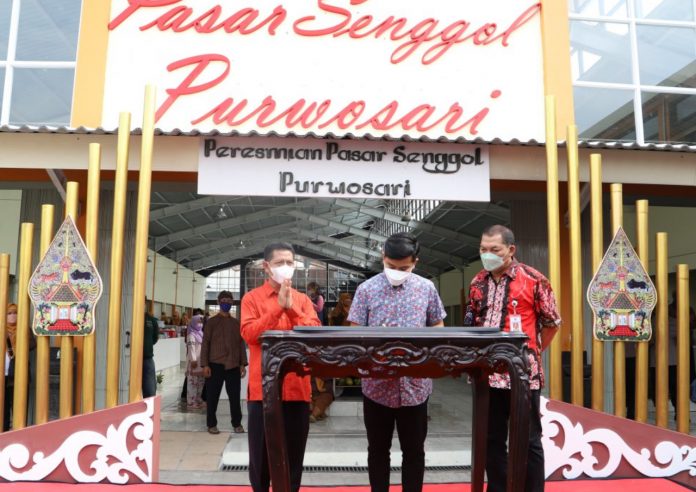 Pasar Senggol Purwosari Diresmikan, Wali Kota Harapkan Lebih Ramai Pengunjung