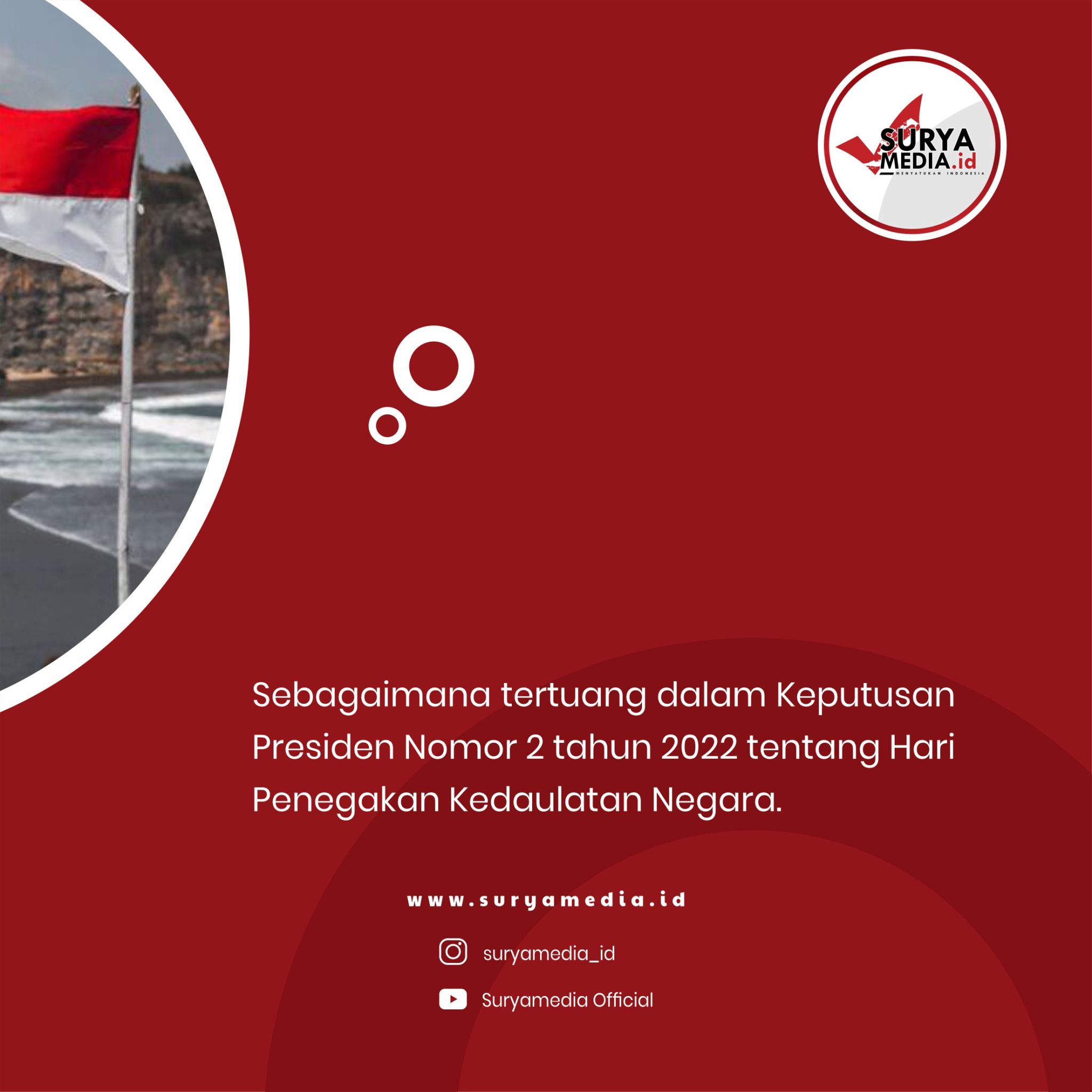 Jokowi tetapkan 1 maret jadi hari penegakan kedaulatan negara