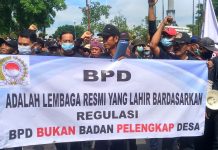Tuntut Kenaikan Tunjangan, BPD Se-Kabupaten Pati Gelar Aksi Demo