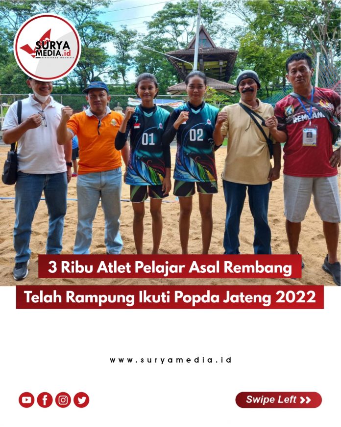 3 Ribu Atlet Pelajar Asal Rembang Telah Rampung Ikuti Popda Jateng 2022