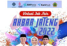 Pemprov Jawa Tengah Gelar Virtual Job Fair Akbar Jateng 2022