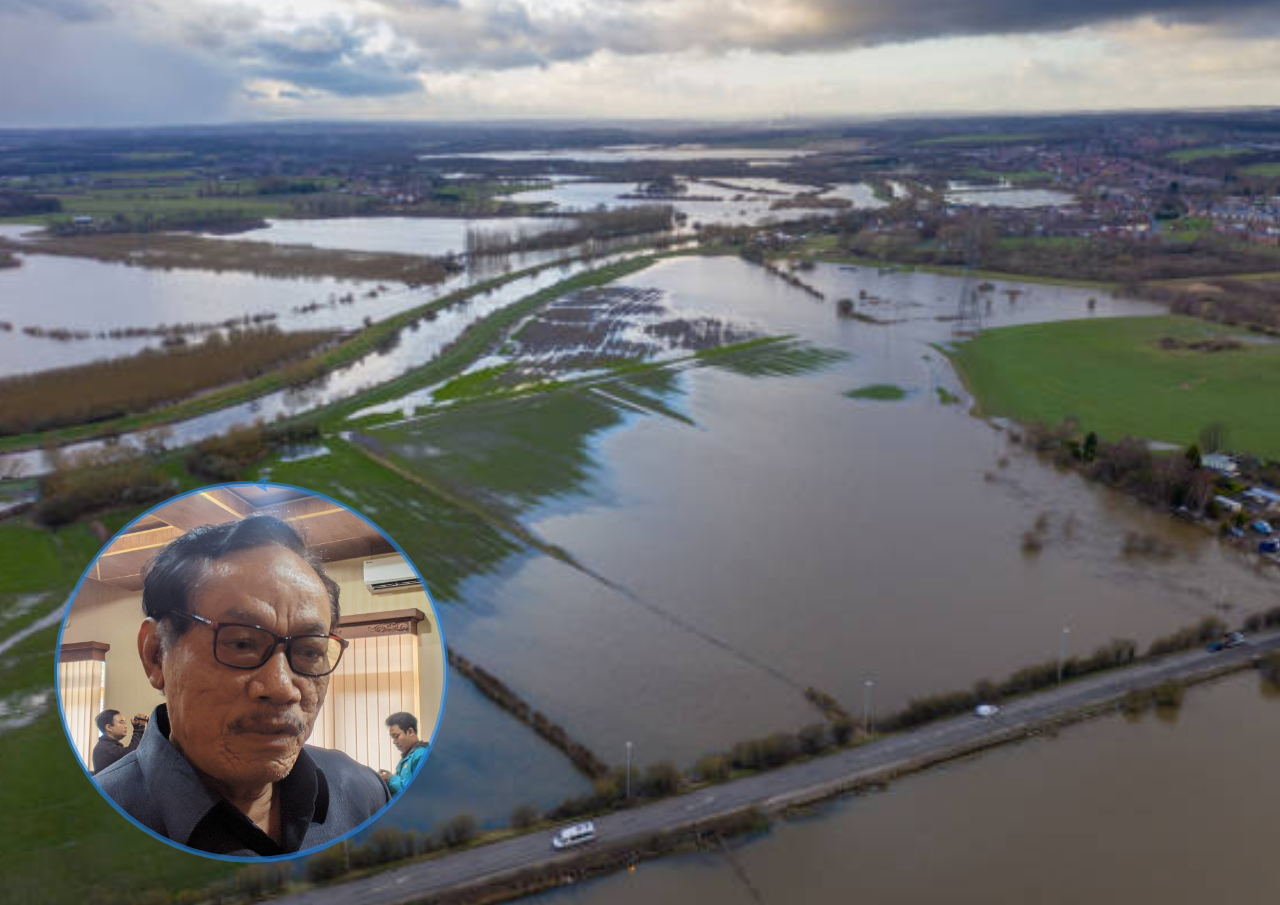 Foto: Ilustrasi lahan pertanian kebanjiran (Sumber: iStock)